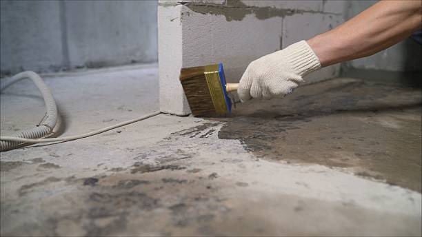 Crawl space vapor barrier installation in Hebron, MD